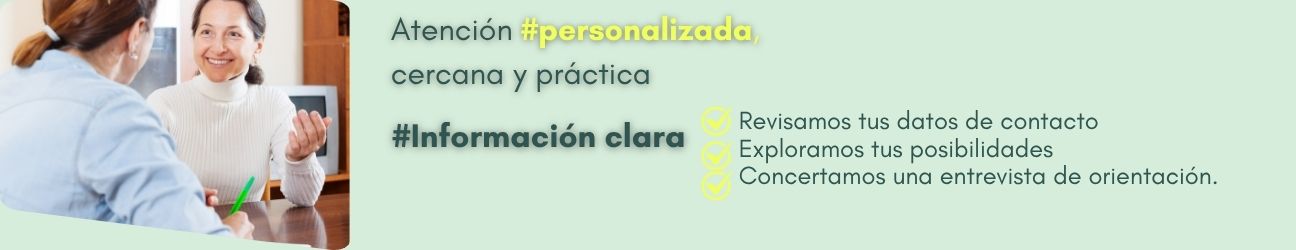 Atención personalizada y cita entrevista de orientación